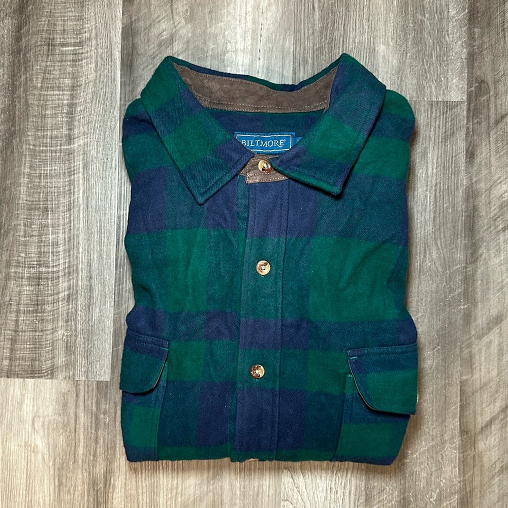 Biltmore Heavy Flannel Long Sleeve Button Down (NWOT) - XXL
